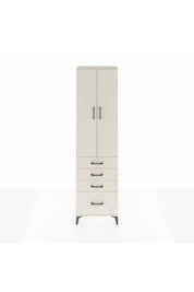 Arges Dolap 3 Raflı 4 Çekmeceli 2 Kapaklı 60x30x221 Aytaşı-Aytaşı