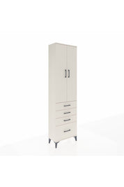 Arges Dolap 3 Raflı 4 Çekmeceli 2 Kapaklı 60x30x221 Aytaşı-Aytaşı