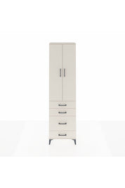 Arges Dolap 2 Raflı 4 Çekmeceli Tek Askılı 60x30x221 Aytaşı-Aytaşı