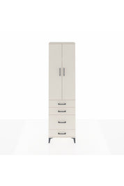 Arges Dolap 3 Raflı 4 Çekmeceli 2 Kapaklı 60x30x221 Aytaşı-Aytaşı