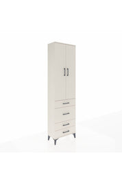 Arges Dolap 3 Raflı 4 Çekmeceli 2 Kapaklı 60x30x221 Aytaşı-Aytaşı