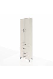 Arges Dolap 3 Raflı 4 Çekmeceli 2 Kapaklı 60x30x221 Aytaşı-Aytaşı