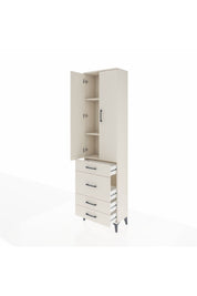 Arges Dolap 3 Raflı 4 Çekmeceli 2 Kapaklı 60x30x221 Aytaşı-Aytaşı