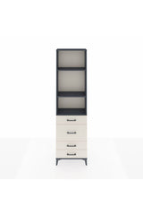 Arges Dolap 3 Raflı 4 Çekmeceli 60x30x221