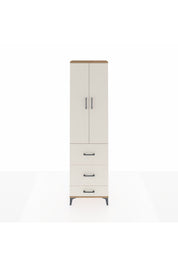 Arges Dolap 2 Raflı 3 Çekmeceli Tek Askılı 60x30x221 Çam-Aytaşı