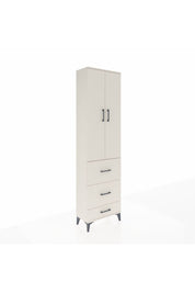 Arges Dolap 3 Raflı 3 Çekmeceli 2 Kapaklı 60x30x221 Aytaşı-Aytaşı