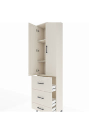 Arges Dolap 3 Raflı 3 Çekmeceli 2 Kapaklı 60x30x221 Aytaşı-Aytaşı