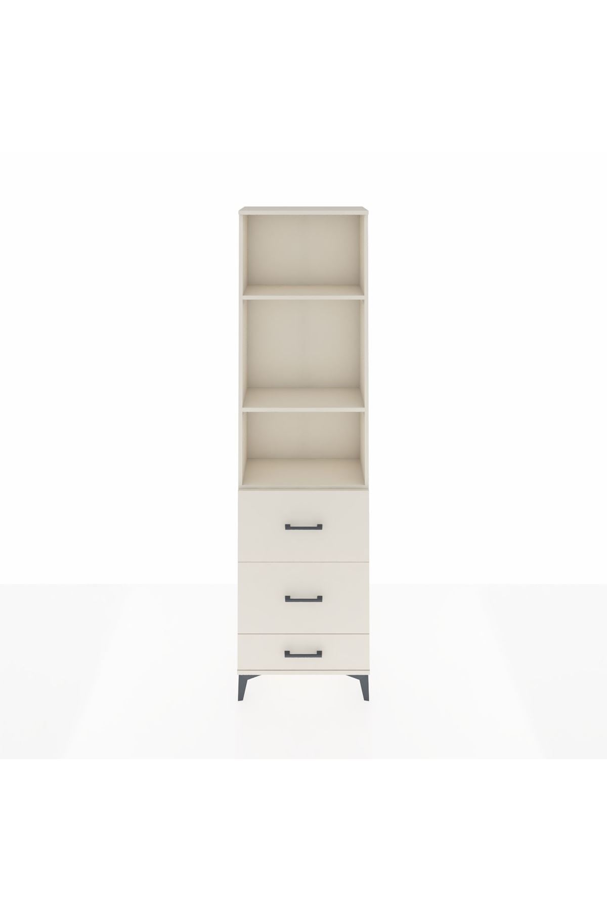 Arges Dolap 3 Raflı 3 Çekmeceli 60x30x221 Aytaşı-Aytaşı