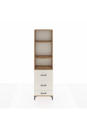 Arges Dolap 3 Raflı 3 Çekmeceli 60x30x221 Çam-Aytaşı