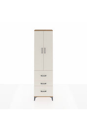 Arges Dolap 2 Raflı 3 Çekmeceli Tek Askılı 60x30x221 Çam-Aytaşı