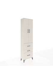 Arges Dolap 3 Raflı 3 Çekmeceli 2 Kapaklı 60x30x221 Aytaşı-Aytaşı