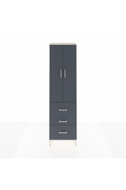 Arges Dolap 3 Raflı 3 Çekmeceli 2 Kapaklı 60x30x221 Aytaşı-Antrasit