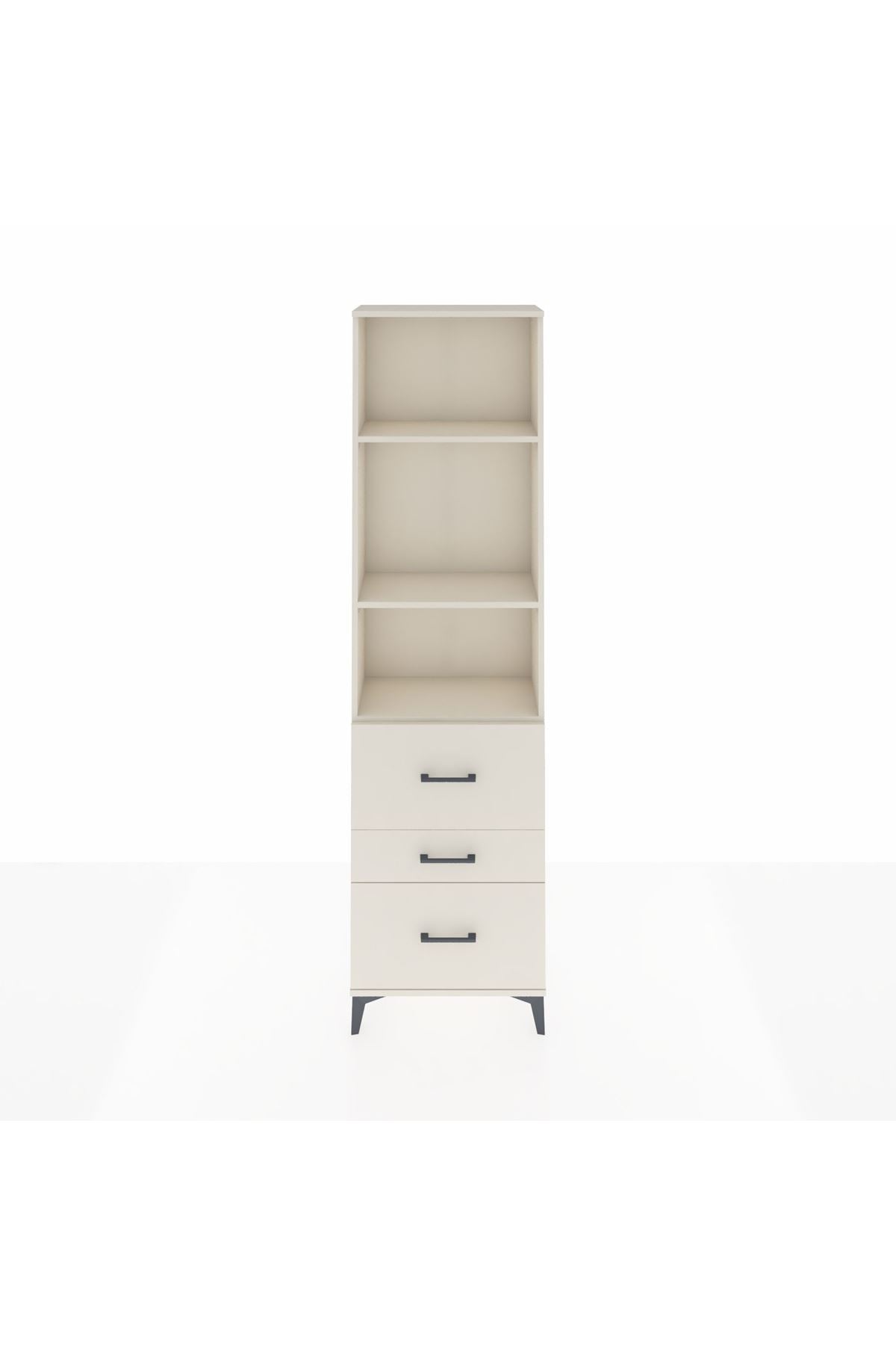 Arges Dolap 3 Raflı 3 Çekmeceli 60x30x221 Aytaşı-Aytaşı