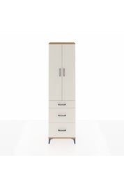 Arges Dolap 2 Raflı 3 Çekmeceli Tek Askılı 60x30x221 Çam-Aytaşı