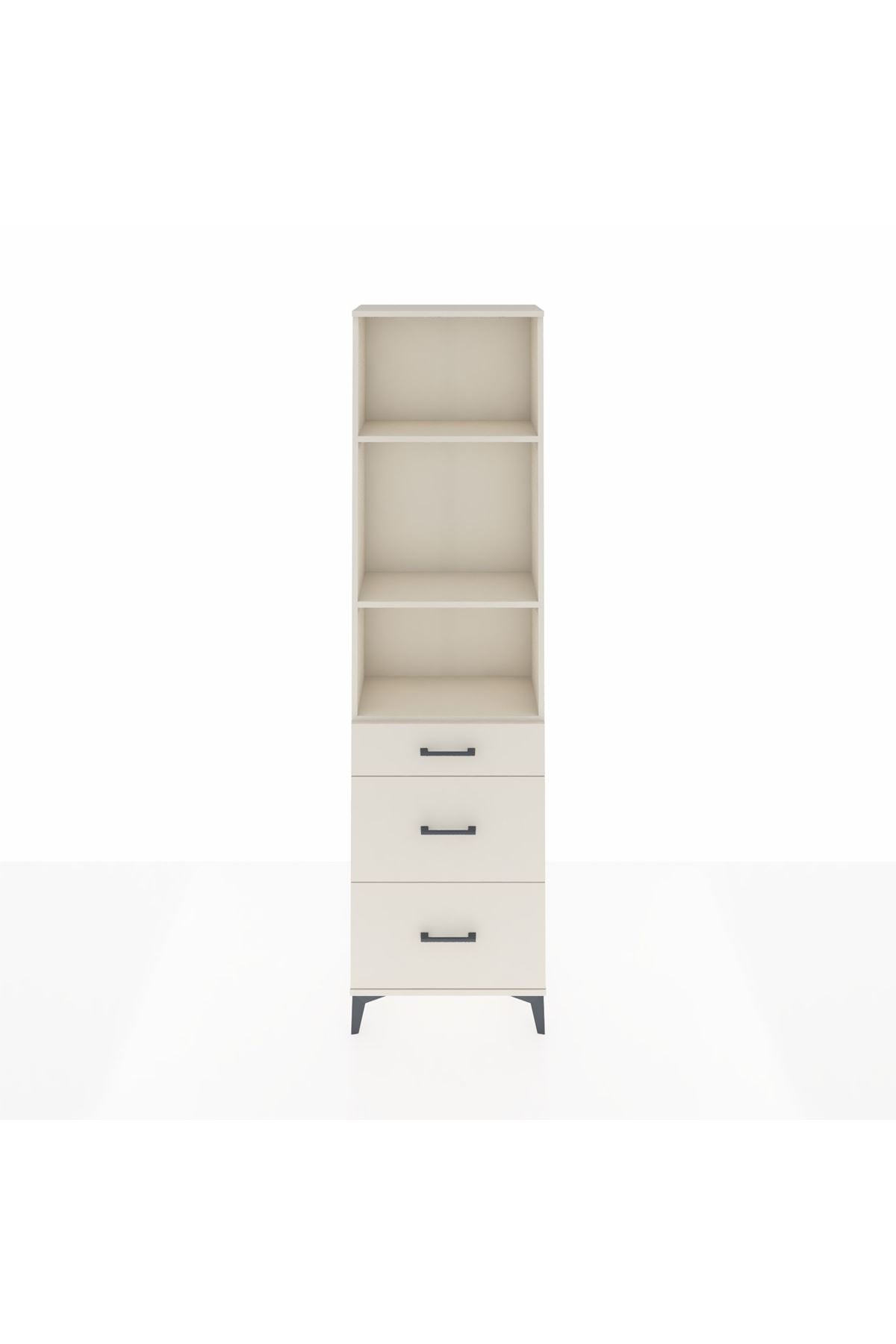 Arges Dolap 3 Raflı 3 Çekmeceli 60x30x221 Aytaşı-Aytaşı