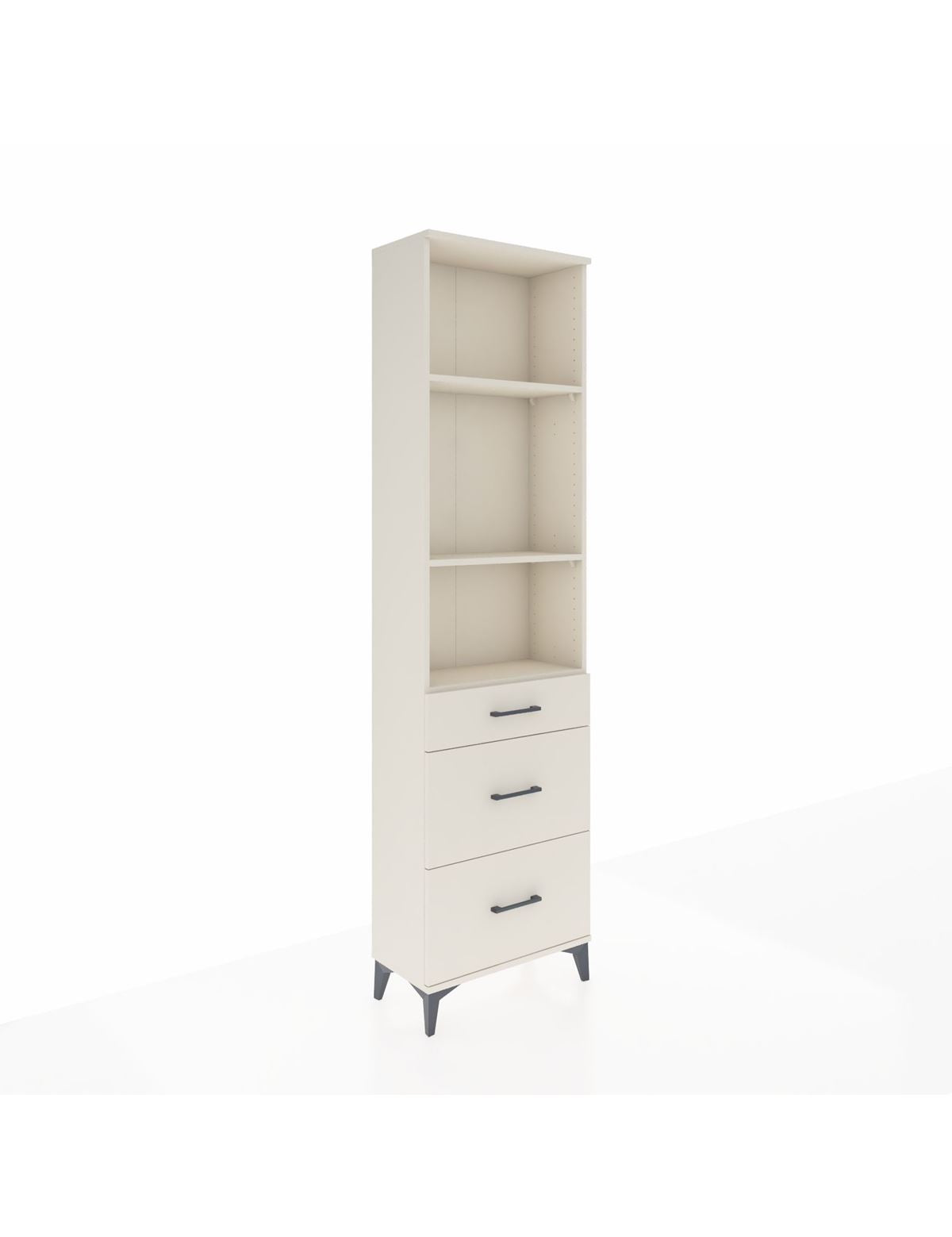 Arges Dolap 3 Raflı 3 Çekmeceli 60x30x221 Aytaşı-Aytaşı