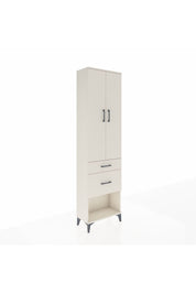 Arges Dolap 3 Raflı 2 Çekmeceli 2 Kapaklı 60x30x221 Aytaşı-Aytaşı