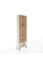 Arges Dolap 3 Raflı 2 Çekmeceli 2 Kapaklı 60x30x221 Aytaşı-Çam