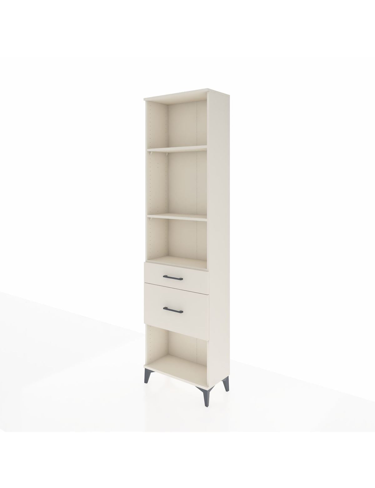 Arges Dolap 3 Raflı 2 Çekmeceli 60x30x221 - S29M081V1A