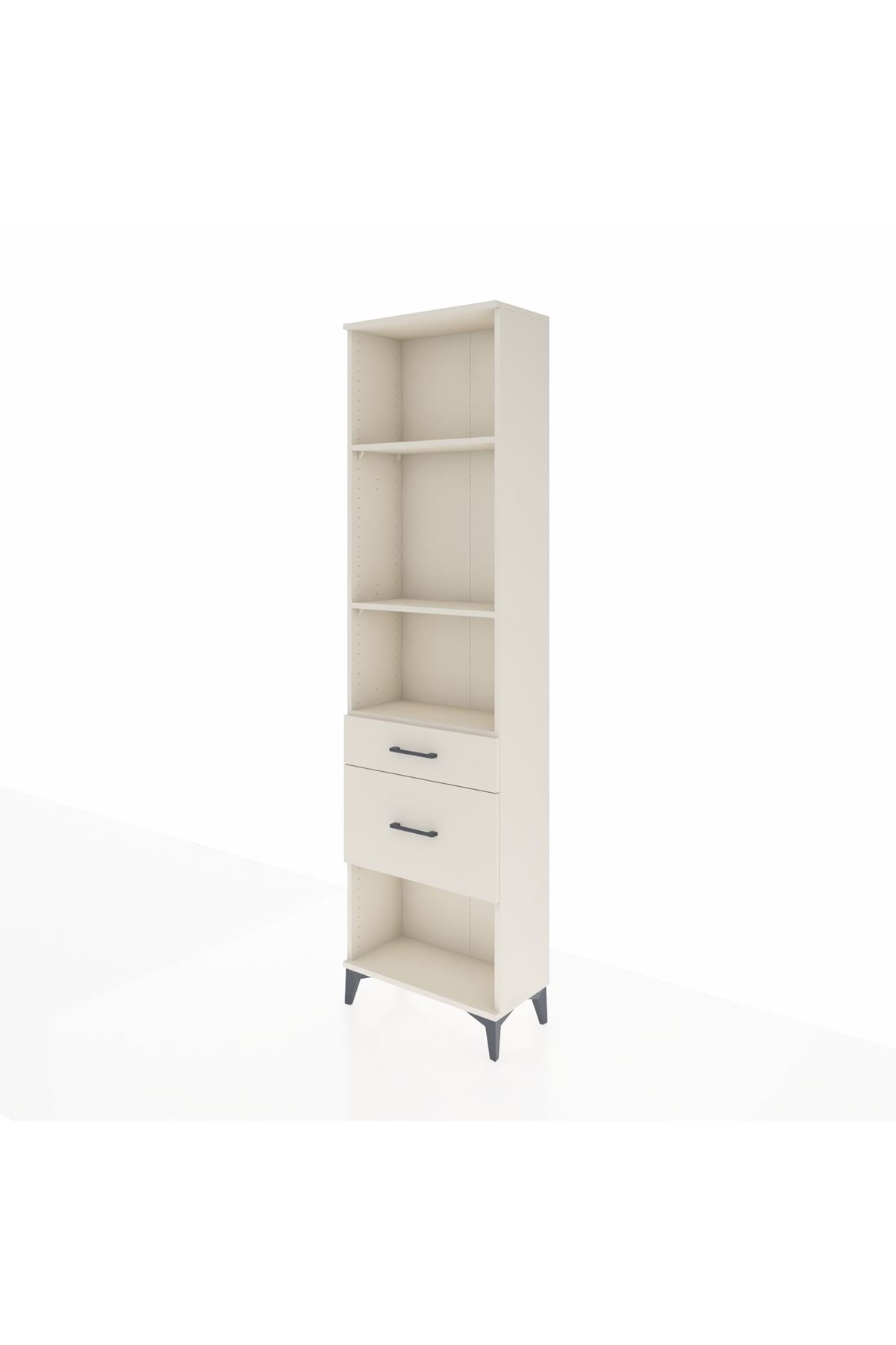 Arges Dolap 3 Raflı 2 Çekmeceli 60x30x221 Aytaşı-Aytaşı