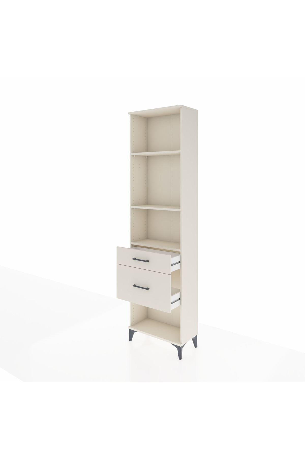 Arges Dolap 3 Raflı 2 Çekmeceli 60x30x221 Aytaşı-Aytaşı