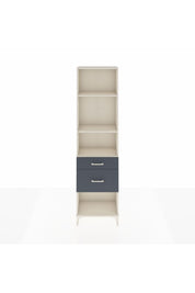 Arges Dolap 3 Raflı 2 Çekmeceli 60x30x221 Aytaşı-Antrasit