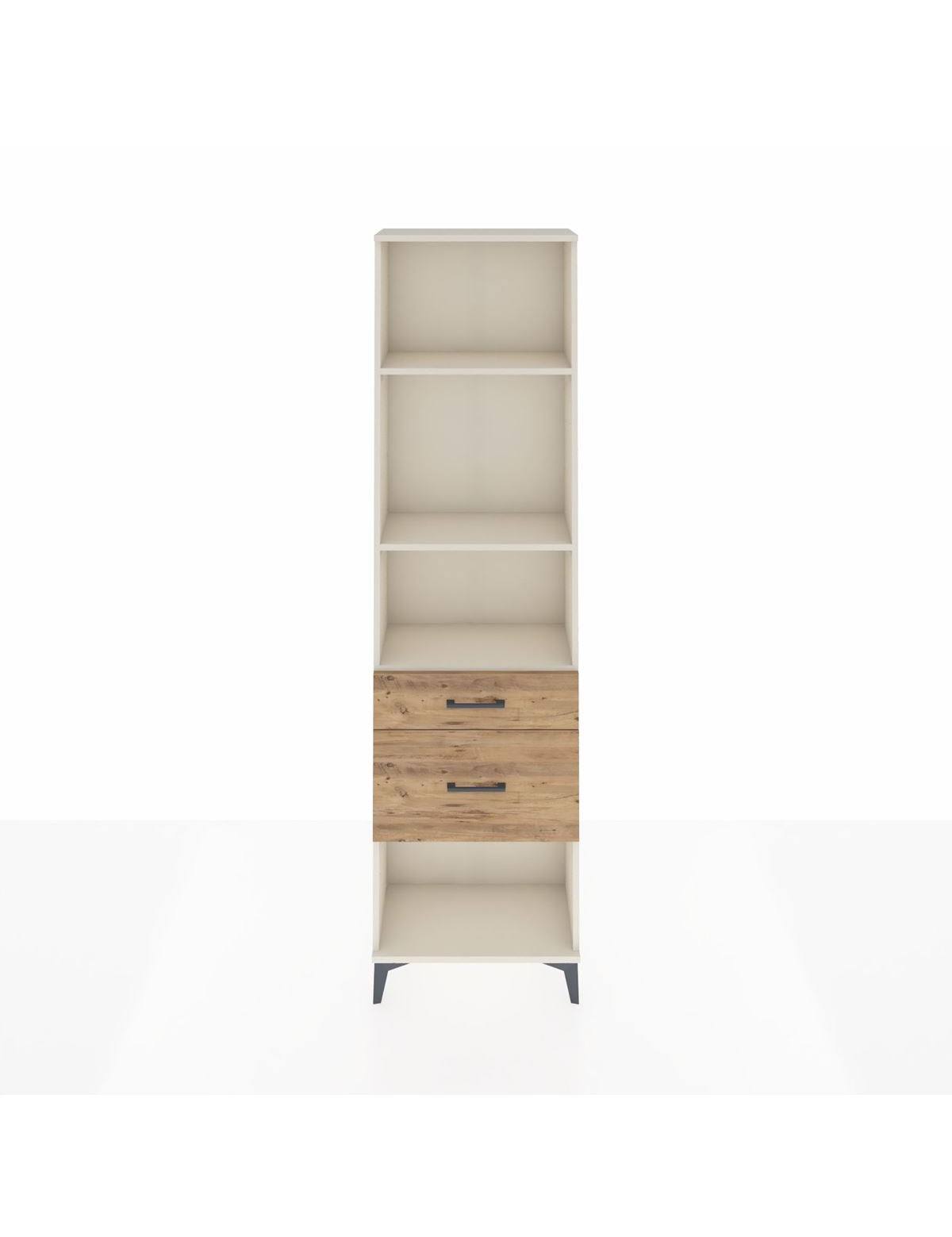 Arges Dolap 3 Raflı 2 Çekmeceli 60x30x221 Aytaşı-Çam