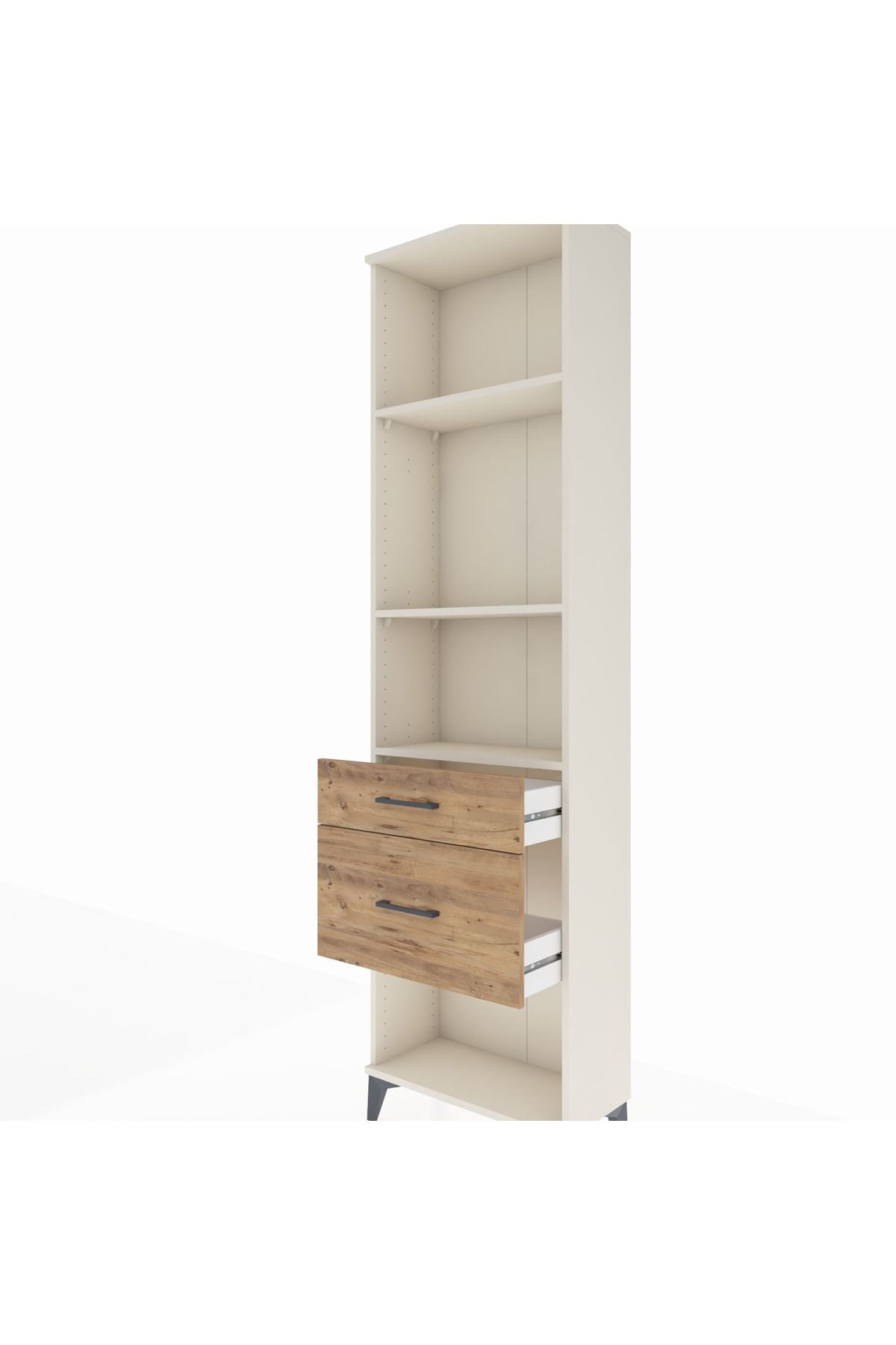 Arges Dolap 3 Raflı 2 Çekmeceli 60x30x221 Aytaşı-Çam