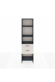 Arges Dolap 3 Raflı 2 Çekmeceli 60x30x221 Antrasit-Aytaşı