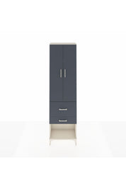 Arges Dolap 3 Raflı 2 Çekmeceli 2 Kapaklı 60x30x221 Aytaşı-Antrasit