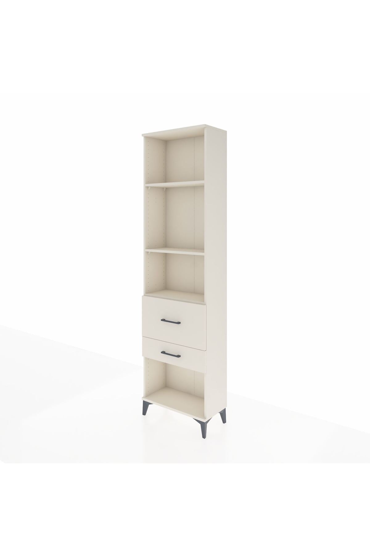 Arges Dolap 3 Raflı 2 Çekmeceli 60x30x221 Aytaşı-Aytaşı