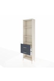 Arges Dolap 3 Raflı 2 Çekmeceli 60x30x221 Aytaşı-Antrasit