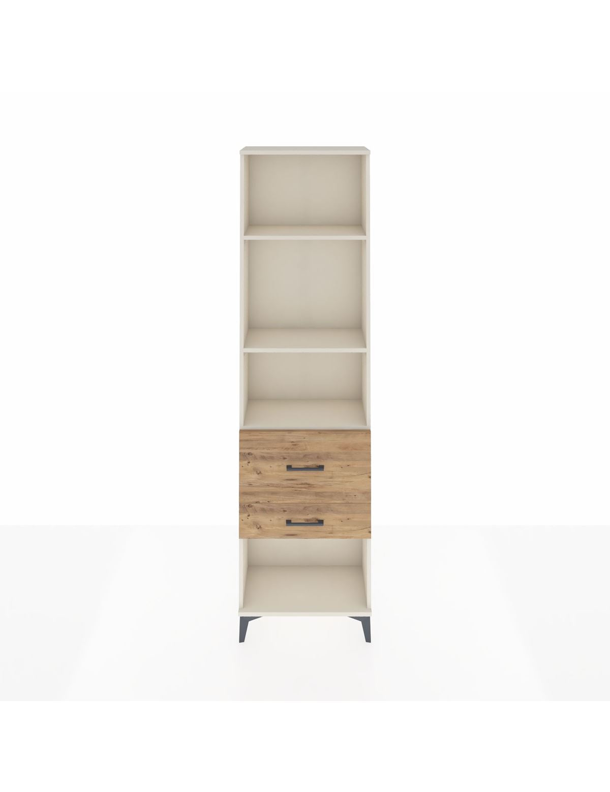 Arges Dolap 3 Raflı 2 Çekmeceli 60x30x221 Aytaşı-Çam