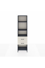 Arges Dolap 3 Raflı 2 Çekmeceli 60x30x221 Antrasit-Aytaşı