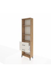 Arges Dolap 3 Raflı 2 Çekmeceli 60x30x221 Çam-Aytaşı