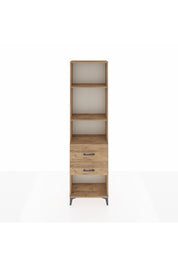 Arges Dolap 3 Raflı 2 Çekmeceli 60x30x221 Çam-Çam