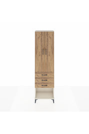 Arges Dolap 2 Raflı 3 Çekmeceli Tek Askılı 60x30x221 Aytaşı-Çam