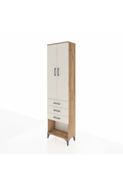 Arges Dolap 2 Raflı 3 Çekmeceli Tek Askılı 60x30x221 - S29M085V7A