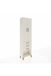 Arges Dolap 3 Raflı 3 Çekmeceli 2 Kapaklı 60x30x221 - S29M086V1A