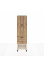 Arges Dolap 3 Raflı 3 Çekmeceli 2 Kapaklı 60x30x221 Aytaşı-Çam