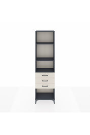 Arges Dolap 3 Raflı 3 Çekmeceli 60x30x221 Antrasit-Aytaşı