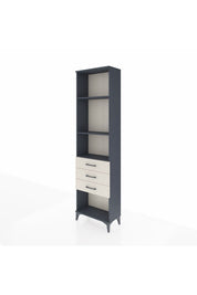 Arges Dolap 3 Raflı 3 Çekmeceli 60x30x221 Antrasit-Aytaşı