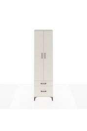 Arges Dolap 3 Raflı 2 Çekmeceli Tek Askılı 60x30x221 Aytaşı-Aytaşı