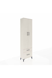 Arges Dolap 3 Raflı 2 Çekmeceli Tek Askılı 60x30x221 Aytaşı-Aytaşı