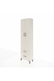 Arges Dolap 3 Raflı 2 Çekmeceli Tek Askılı 60x30x221 Aytaşı-Aytaşı