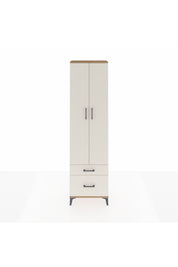 Arges Dolap 4 Raflı 2 Çekmeceli 2 Kapaklı 60x30x221 Çam-Aytaşı