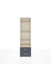 Arges Dolap 4 Raflı 2 Çekmeceli 60x30x221 Aytaşı-Antrasit