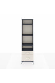 Arges Dolap 4 Raflı 2 Çekmeceli 60x30x221 Antrasit-Aytaşı