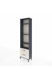 Arges Dolap 4 Raflı 2 Çekmeceli 60x30x221 Antrasit-Aytaşı