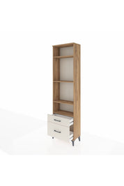 Arges Dolap 4 Raflı 2 Çekmeceli 60x30x221 Çam-Aytaşı